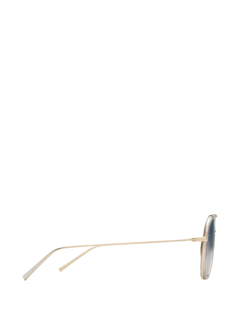 Dita Eyewear Zonnebril met piloten montuur Goud