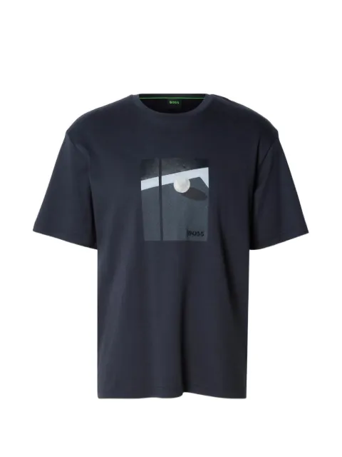 BOSS Join Relaxed GRX round-neck printed T-shirt