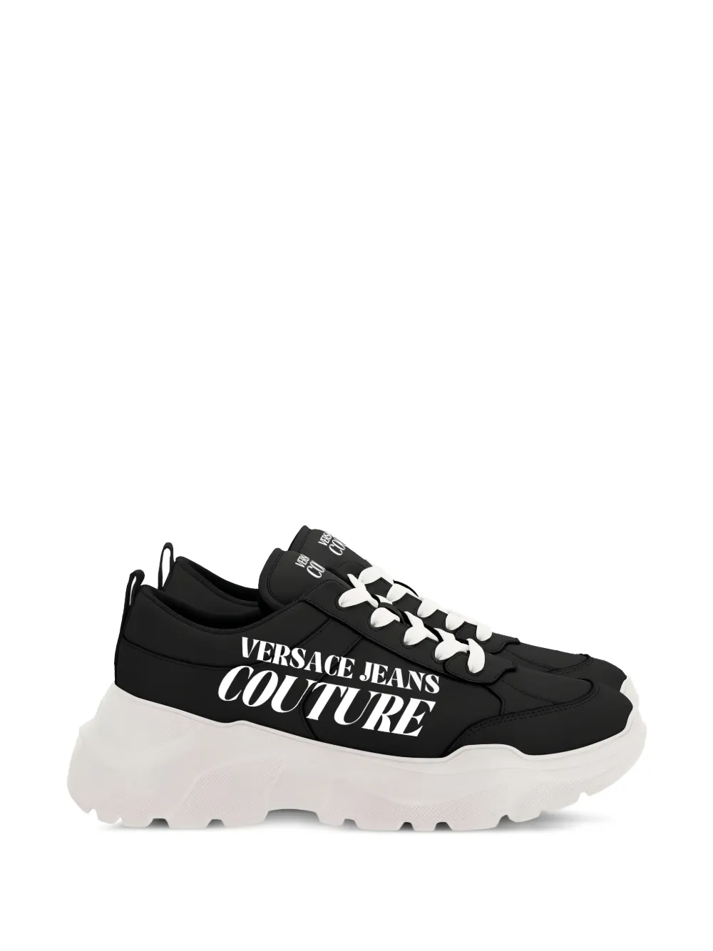 Versace Jeans Couture logo-lettering sneakers - Nero