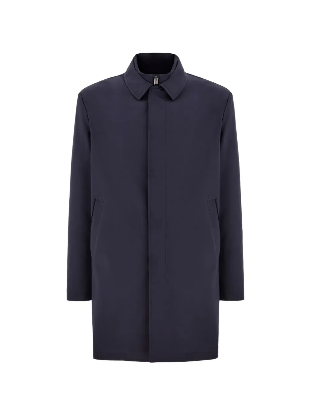 Canali zip-up coat - Blu
