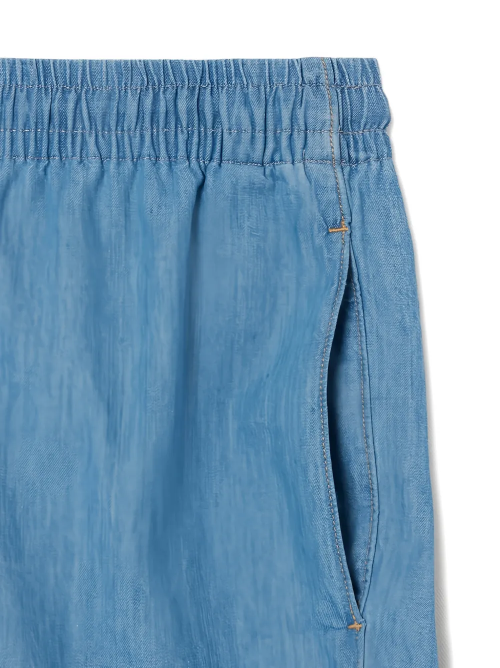  Lacoste Elasticated-waistband Shorts - Blue 