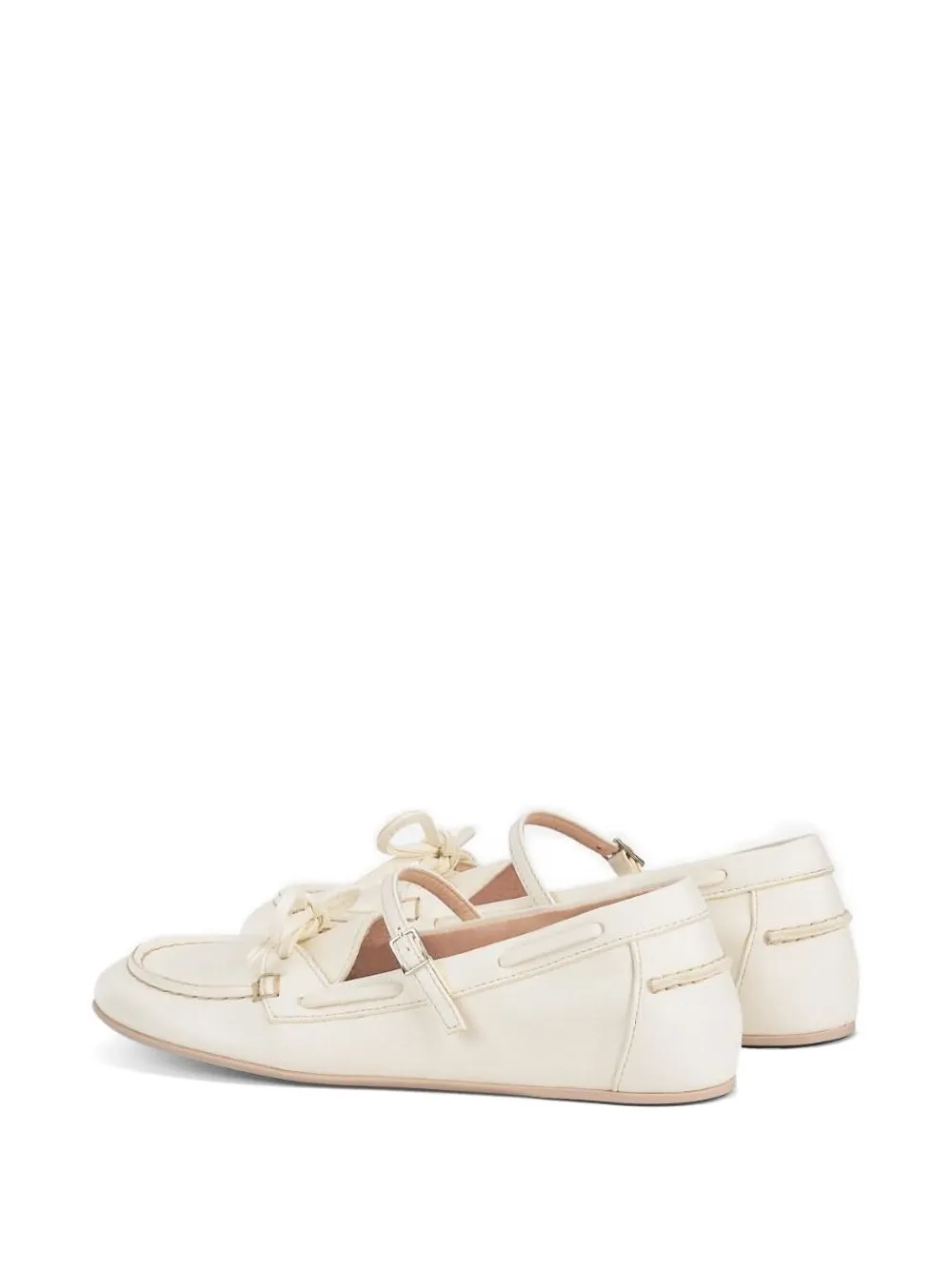 AGL Hoola Hoop loafers met strikdetail Beige