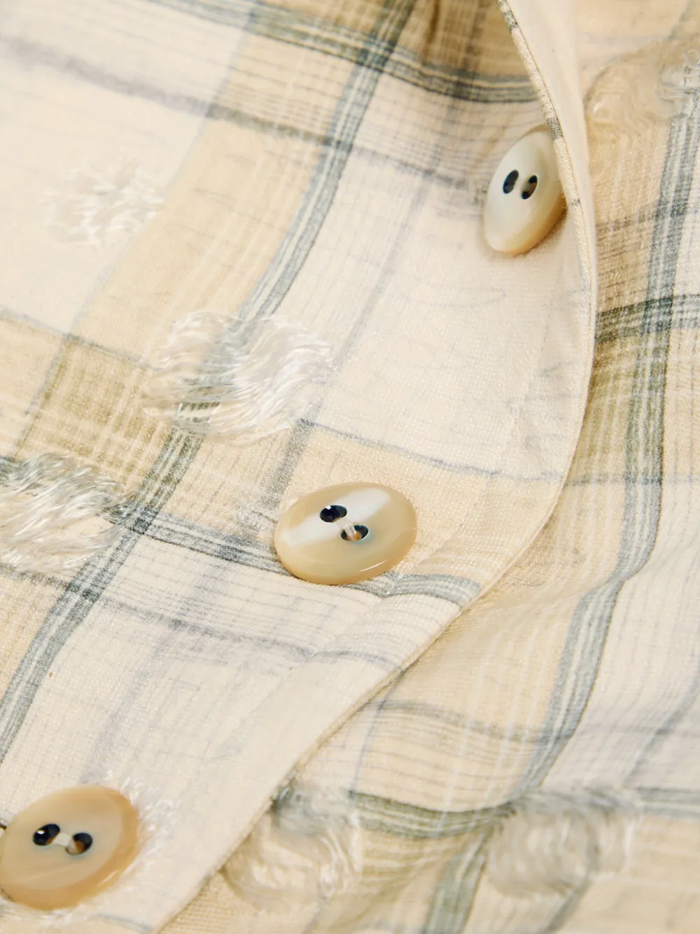  Vivienne Westwood Check Buttoned Jacket - Neutrals 