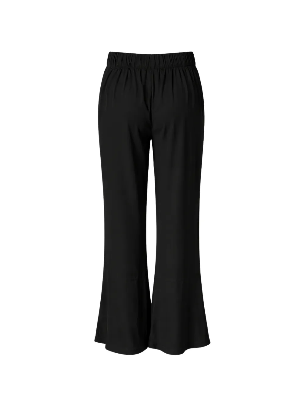 SILK95FIVE elasticated flared trousers - Schwarz