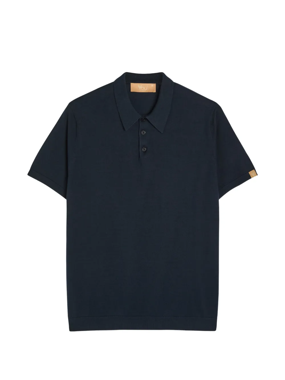 NOW YOU LIVE Pickwell button-fastening polo shirt - Blu