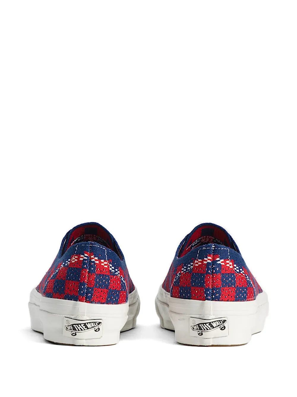 Vans Premium Authentic Checkerboard lace-up sneakers Blauw
