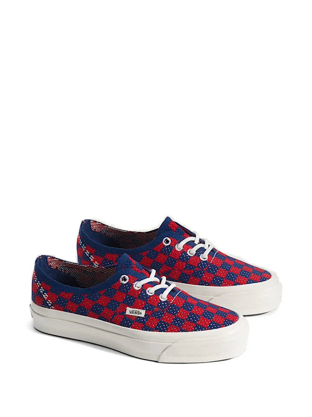 Vans Premium Authentic Checkerboard lace-up sneakers Blauw