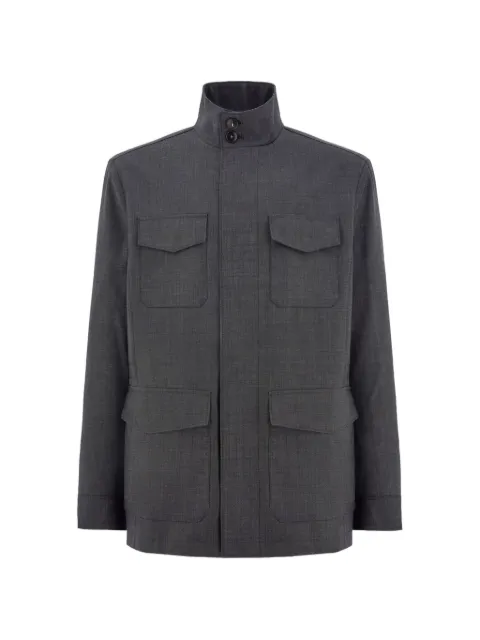 Canali front-pocket jacket