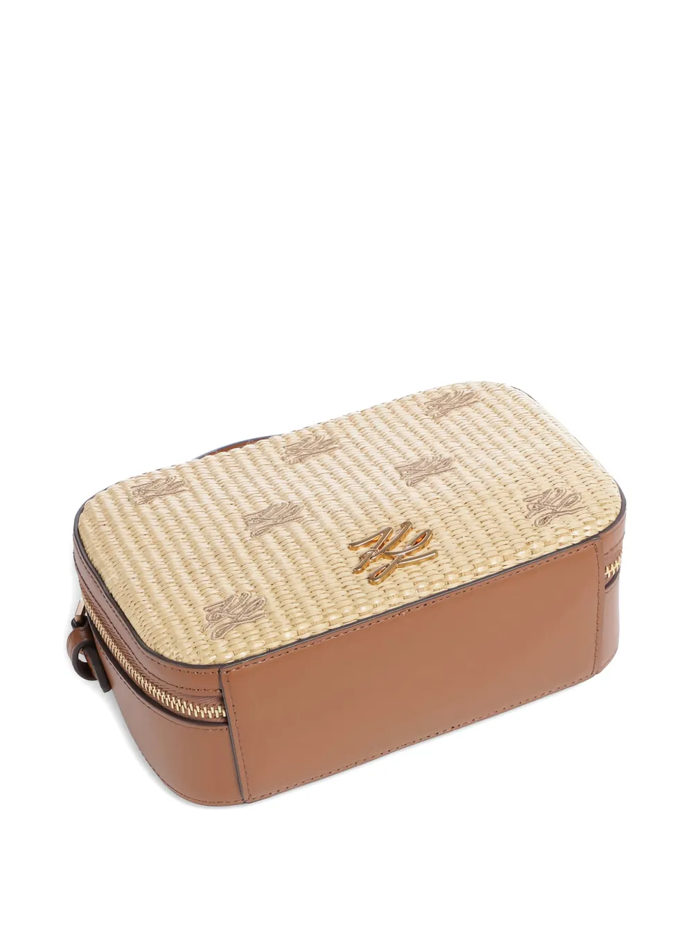 Karl Lagerfeld Crossbodytas met logodetail Bruin
