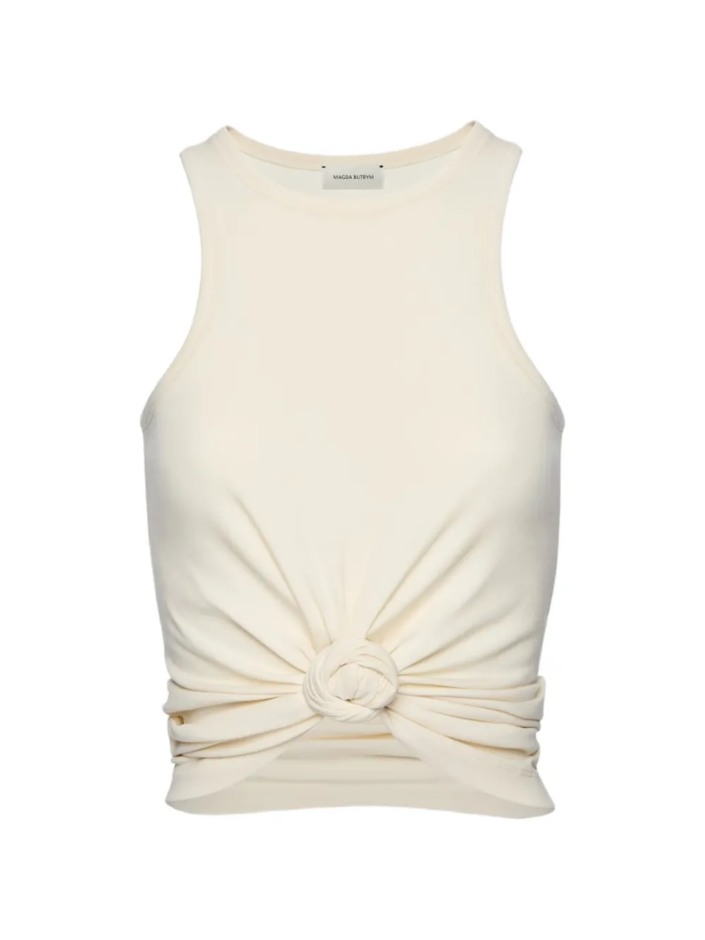 Magda Butrym knotted-detail top - Nude