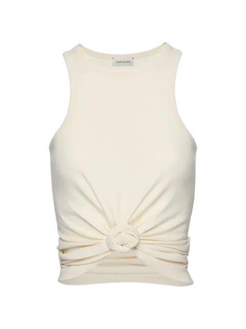 Magda Butrym knotted-detail top