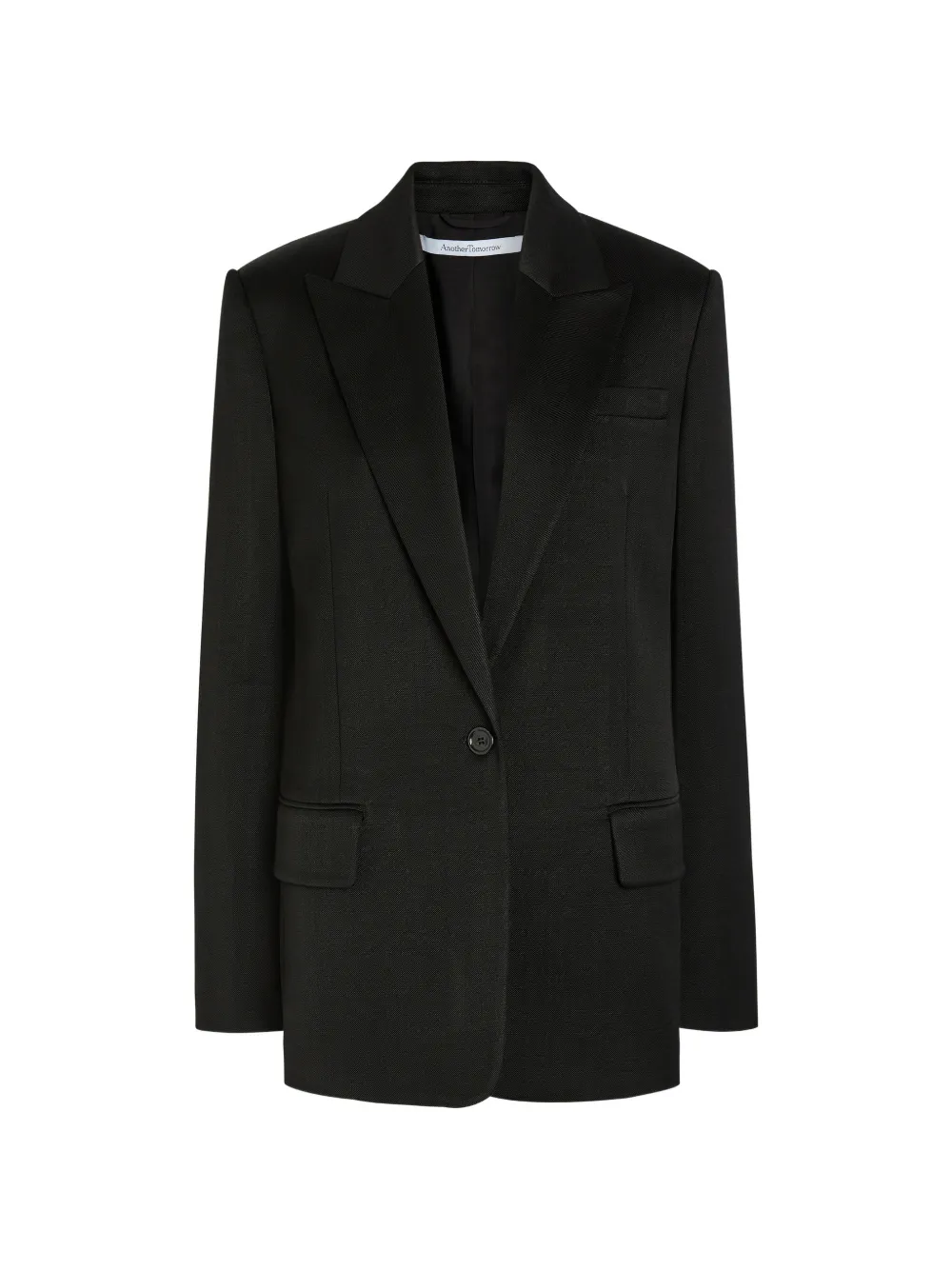 Another Tomorrow buttoned pocket blazer - Nero