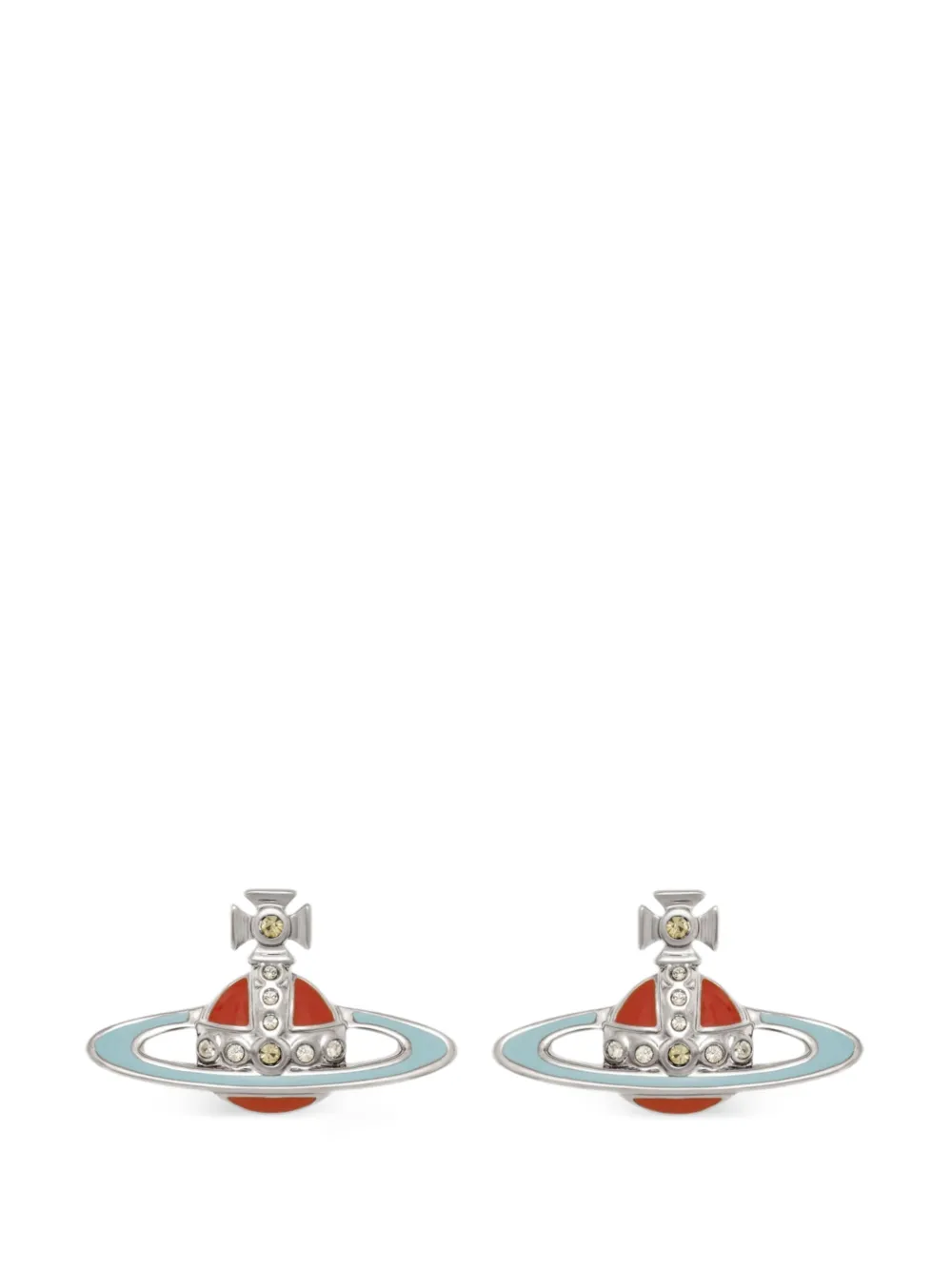 Vivienne Westwood small Neo earrings - Argento