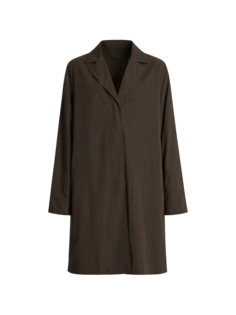 The Row V-neck coat - Marrone