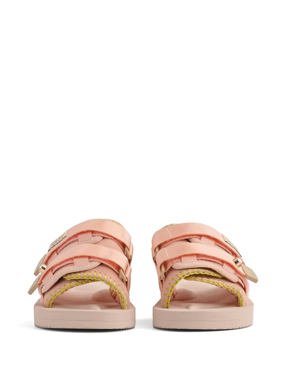 Forte x Suicoke touch-strap sandals Roze