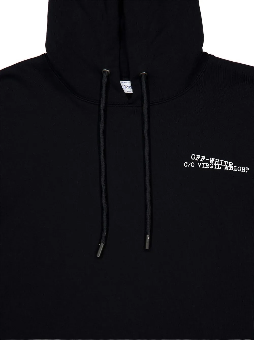 Off-White Arrow Diag ruimvallende hoodie Zwart