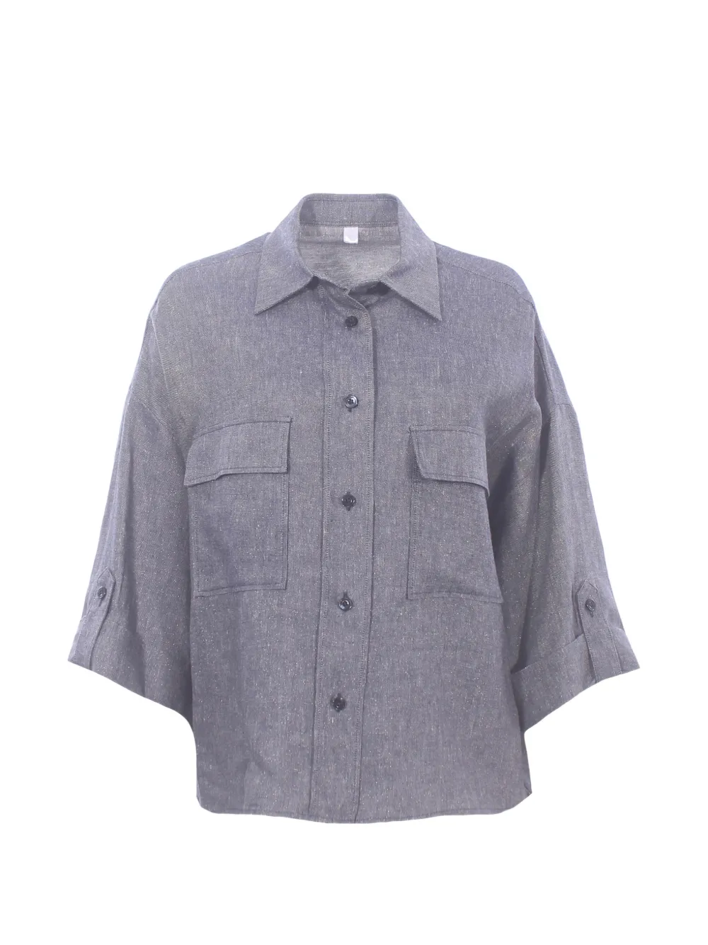 Eleventy buttoned shirt - Blu