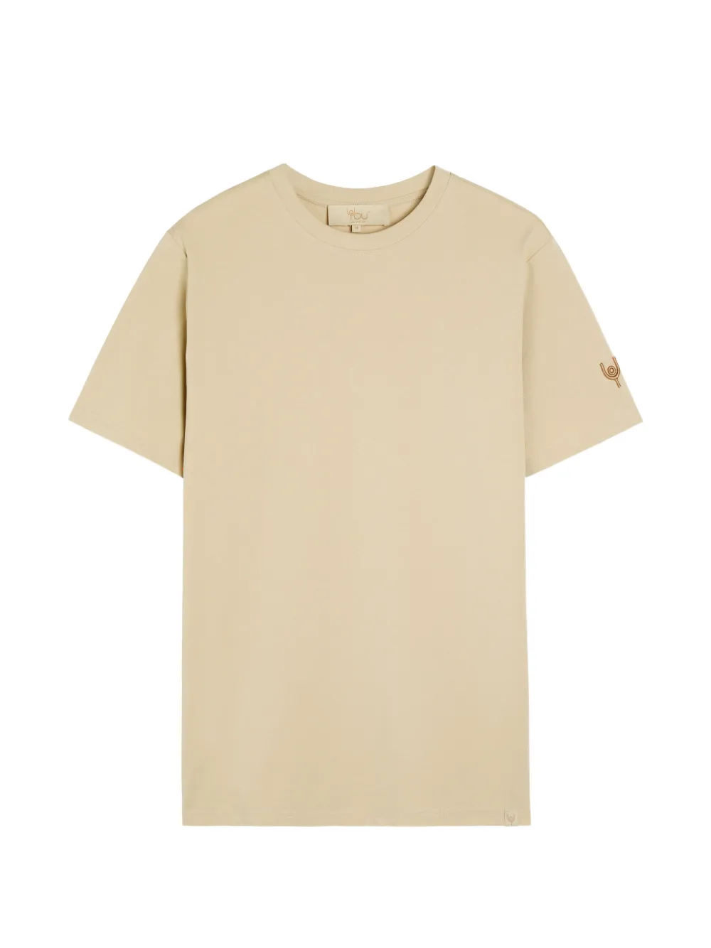 NOW YOU LIVE Arensby short-sleeve T-shirt - Toni neutri