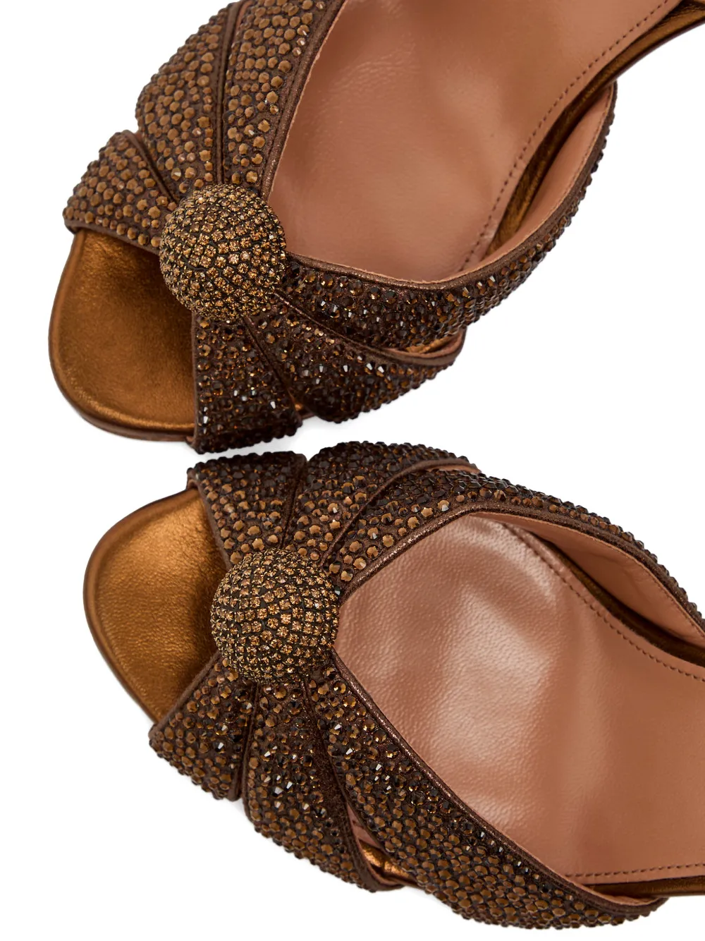 Aquazzura crystal-embellished sandals Bruin