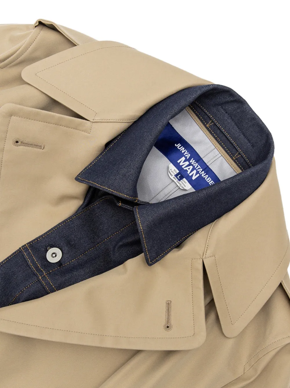  Junya Watanabe Man Double-layered Coat - Neutrals 
