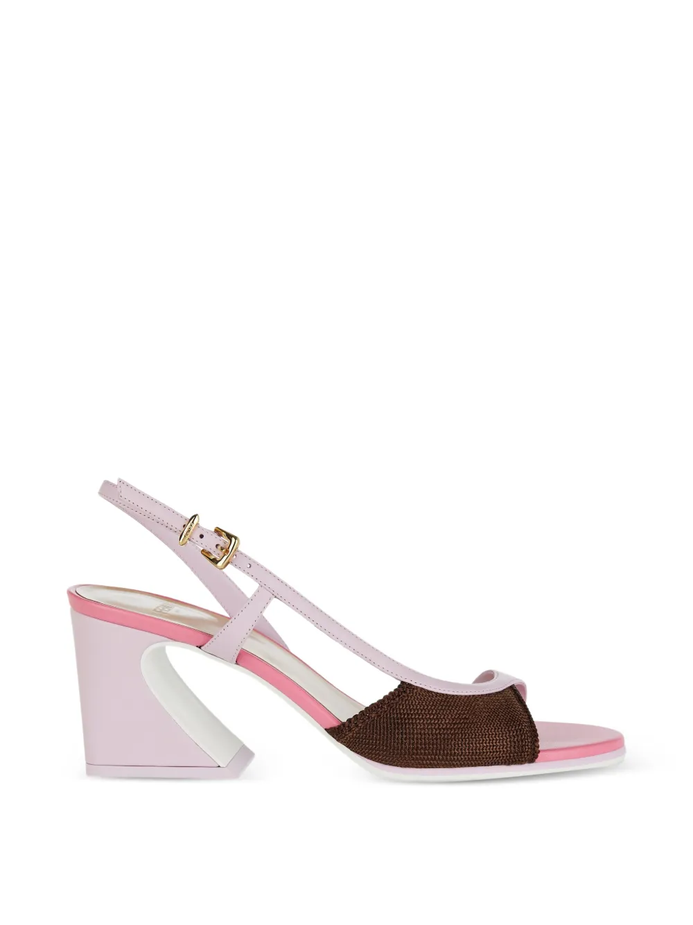 FENDI Arco ssymmetric sandals Roze