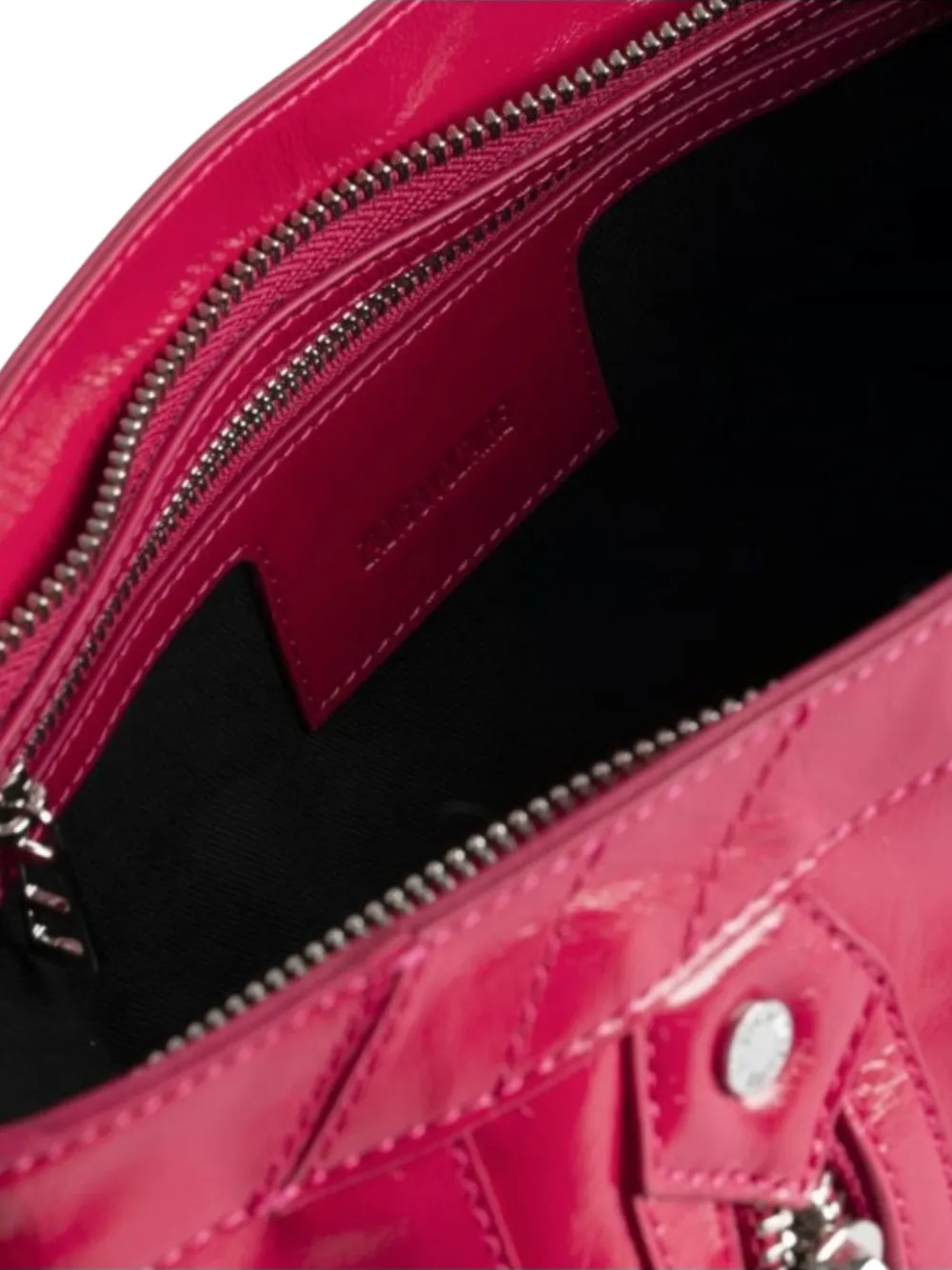 Zadig&Voltaire Sunny Moody lakleren tas Roze