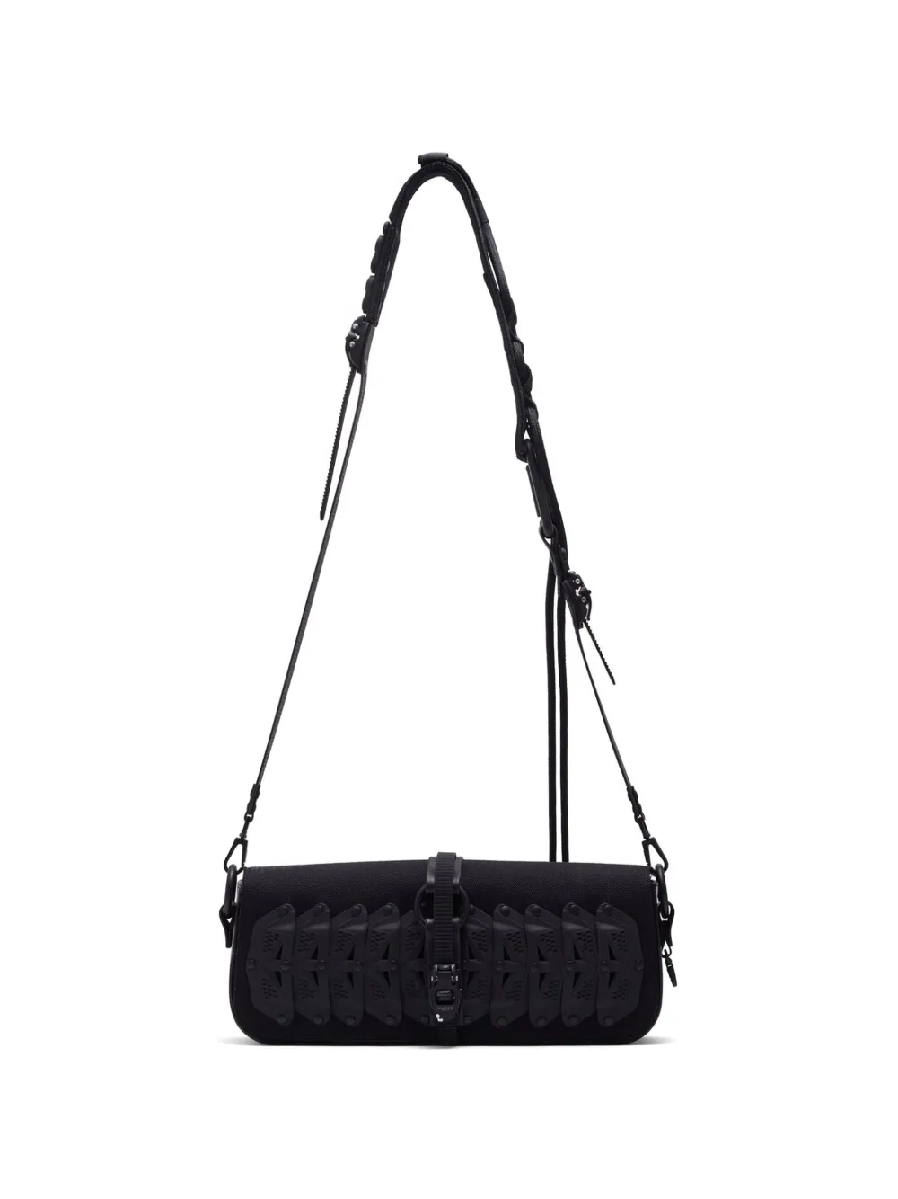 Junya Watanabe MAN buckle-detail messenger bag - Nero
