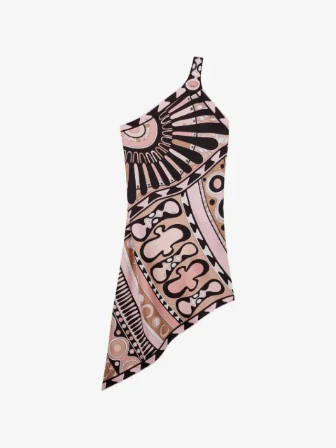 PUCCI Einschultriges Midikleid
