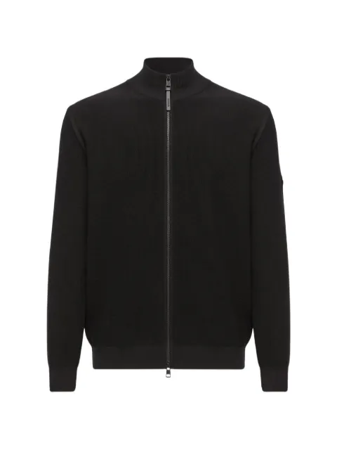 Moncler zip-up knitted sweater