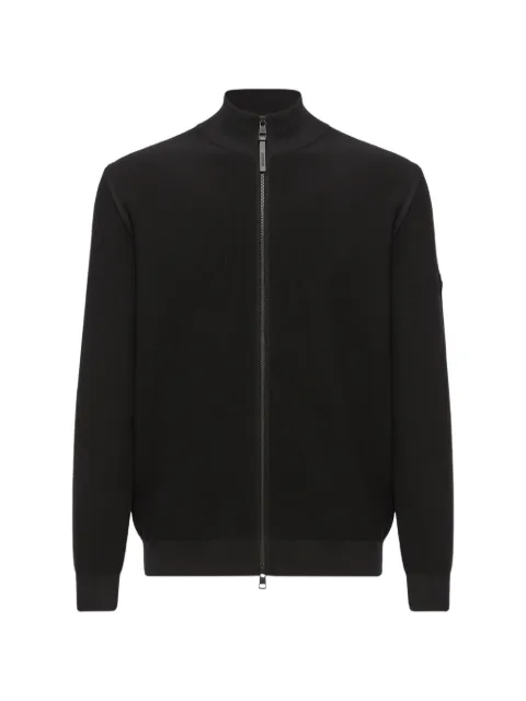 Moncler zip-up knitted sweater