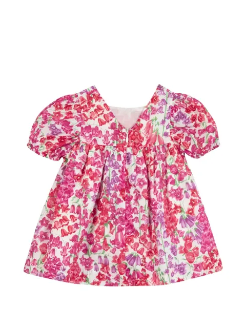 Tartine Et Chocolat vestido con estampado floral y cuello en V
