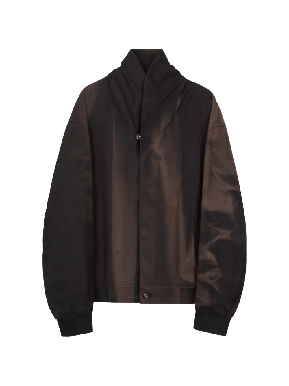 JiyongKim shawl-collar jacket - Marrone