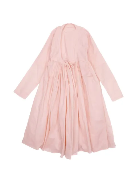 Egg drawstring-detail dress