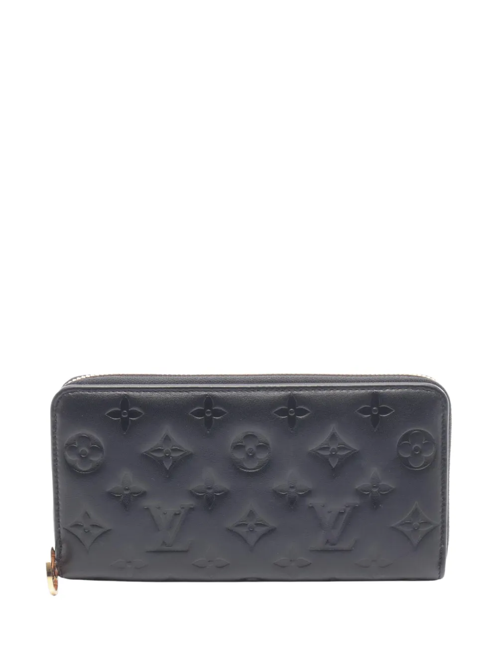 Louis Vuitton Pre-Owned 2021-2025 Monogram Coussin Zippy Wallet long wallets - Black