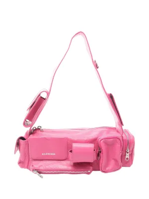 Balenciaga Pre-Owned 2018-2026 Medium Canvas 24/7 Satchel | Pink