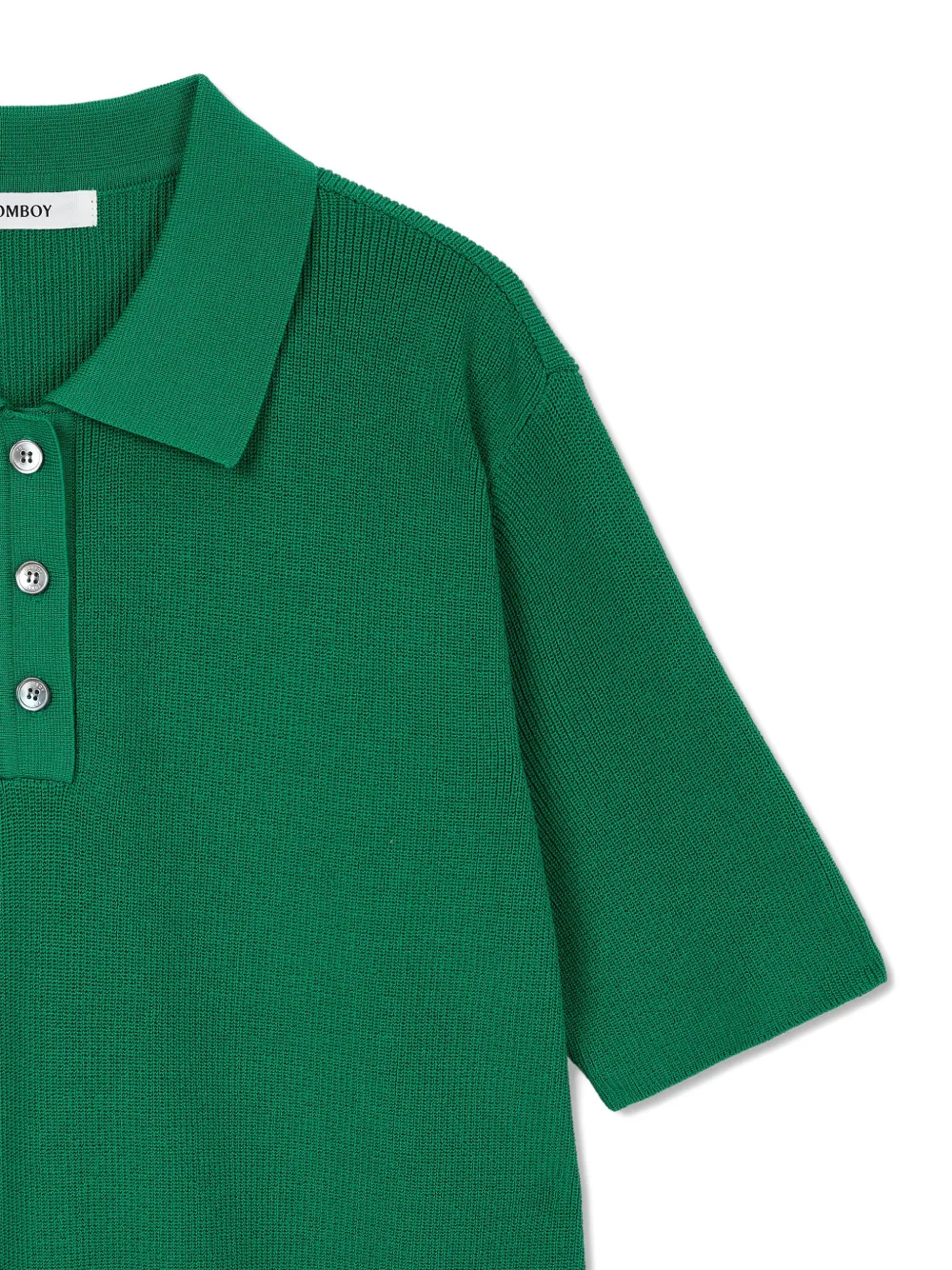 TOMBOY Polotrui met knopen Groen