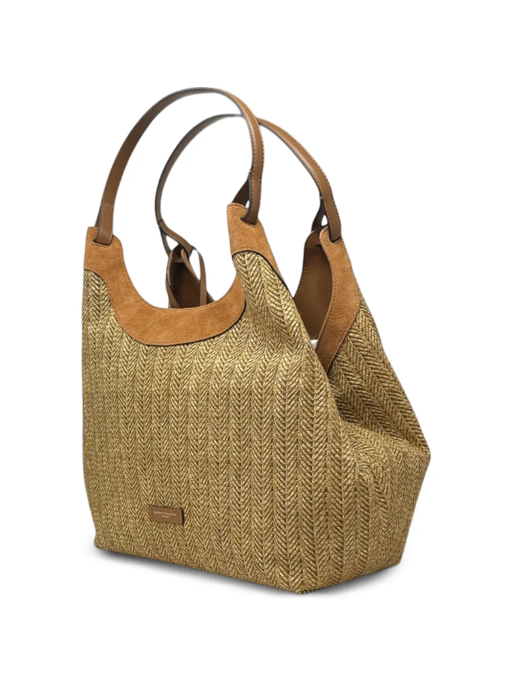 GIANNI CHIARINI Dua tweekleurige schoudertas Beige