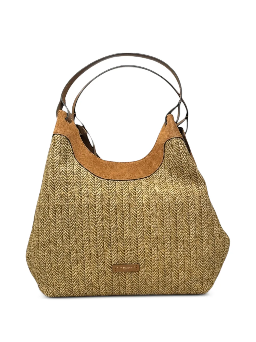 GIANNI CHIARINI Dua two-tone shoulder bag - Toni neutri
