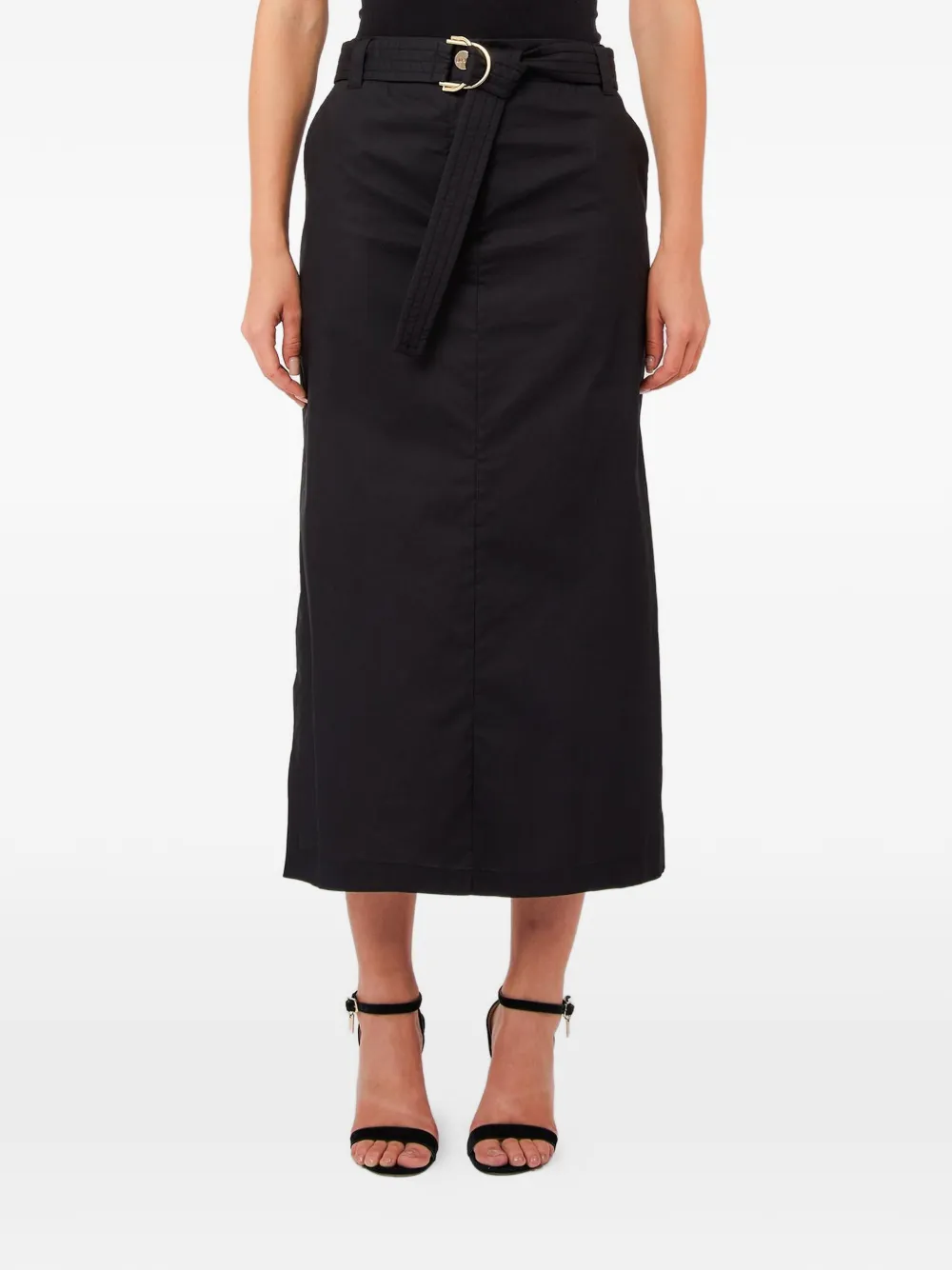 LIU JO belt skirt - Nero