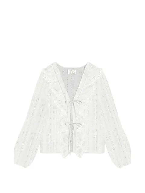 MC2 Saint Barth lace striped shirt