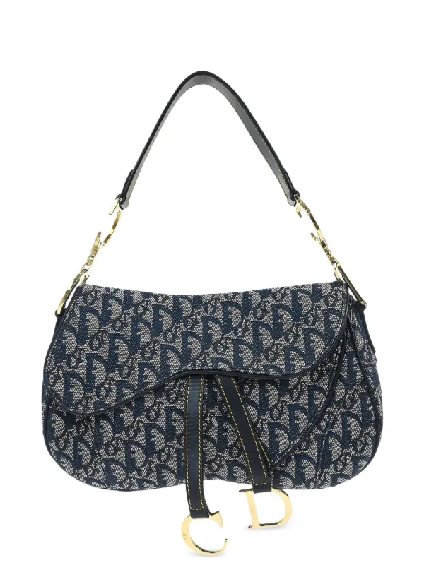 Christian Dior Pre-Owned 2003 トロッター ダブル サドルバッグ