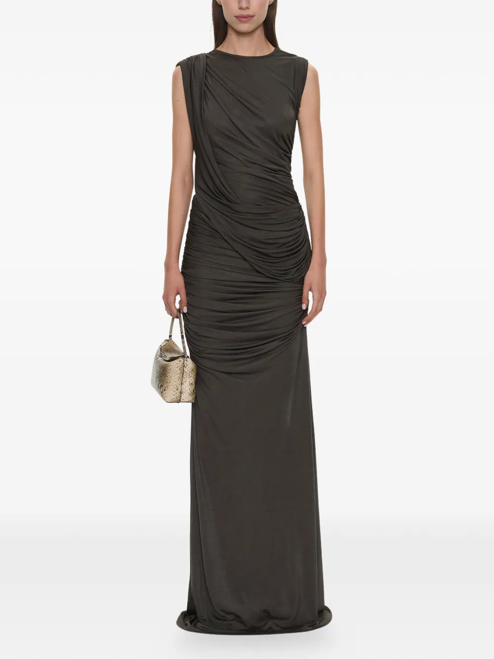 Christopher Esber Verve Twisted tank dress - Grey
