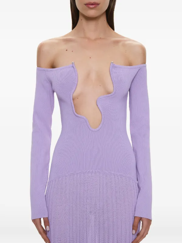 christopher esber pleated dress SCULPTURED PLEATED RIB DRESS Aquino's Attire