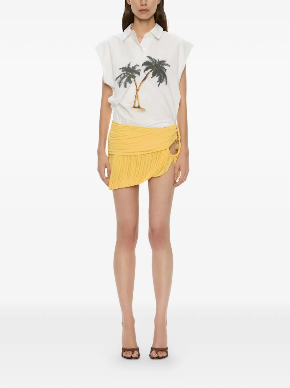 Christopher Esber Mini-rok Geel
