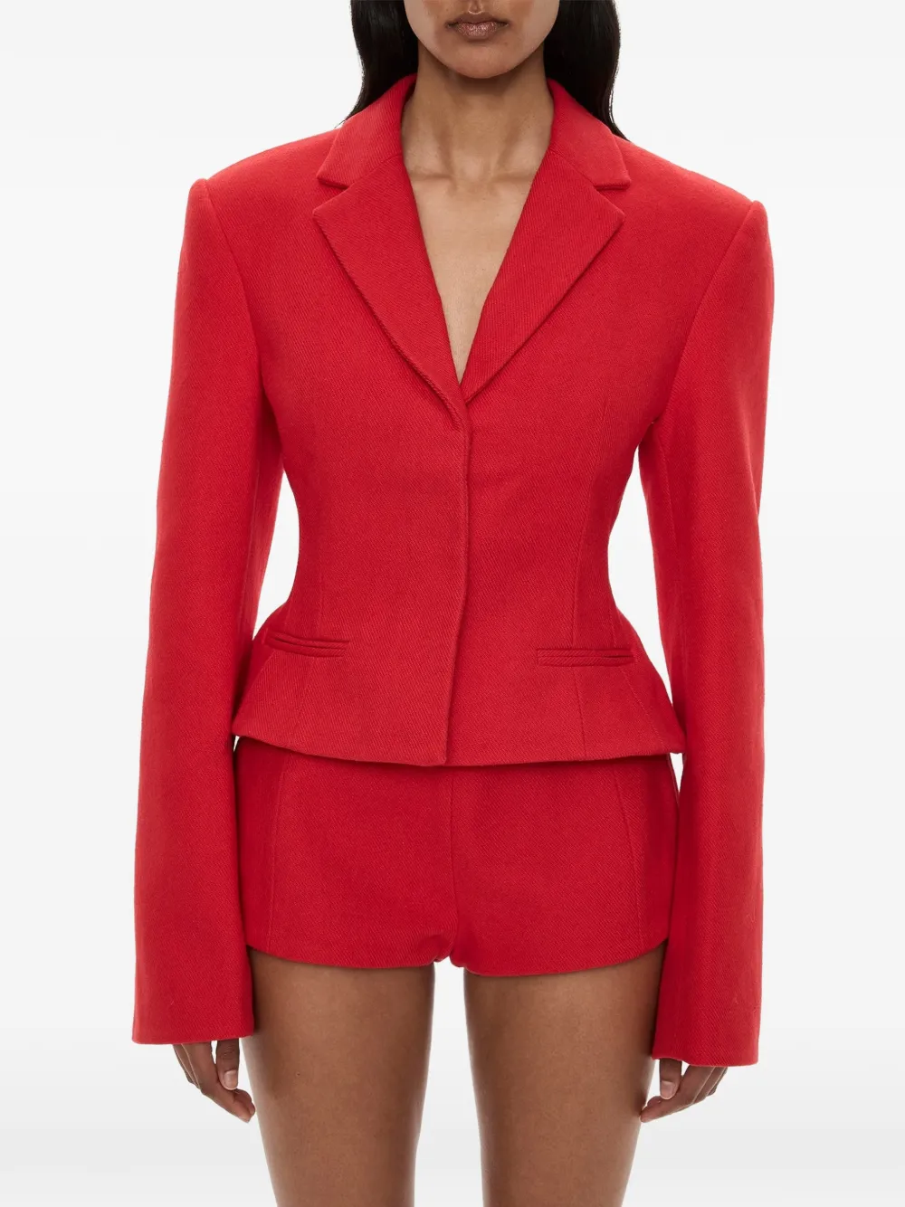Christopher Esber Marnette getailleerde shorts Rood