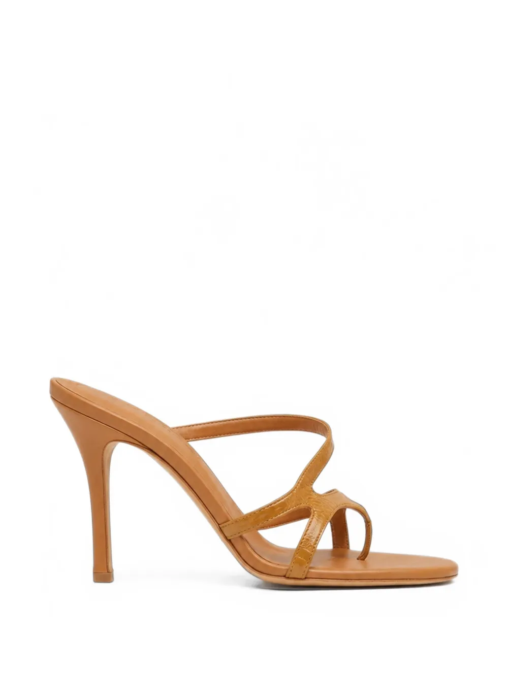 Christopher Esber Calathea leather heeled sandals - Neutrals