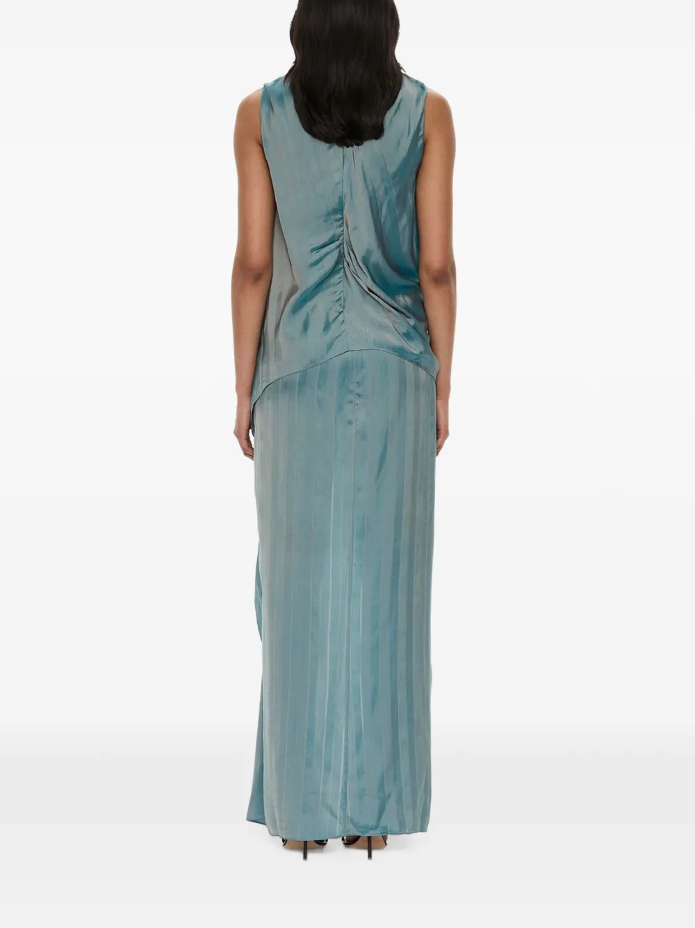 Christopher Esber Kacere gedrapeerde maxi-rok met kolomsilhouet Blauw