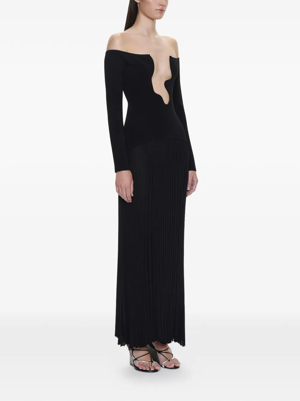 Christopher Esber Salacia midi-jurk Zwart