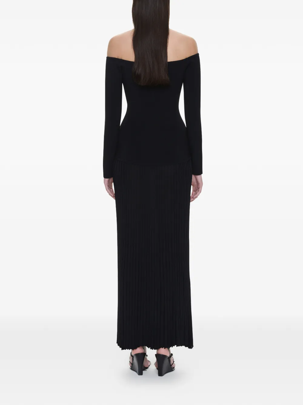 Christopher Esber Salacia midi-jurk Zwart