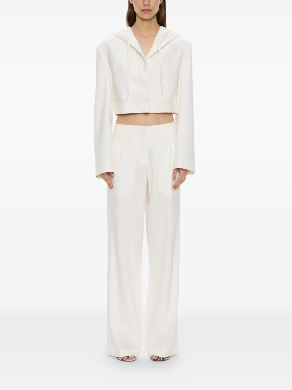  Christopher Esber Chaqueta Noa Con Capucha - Blanco 